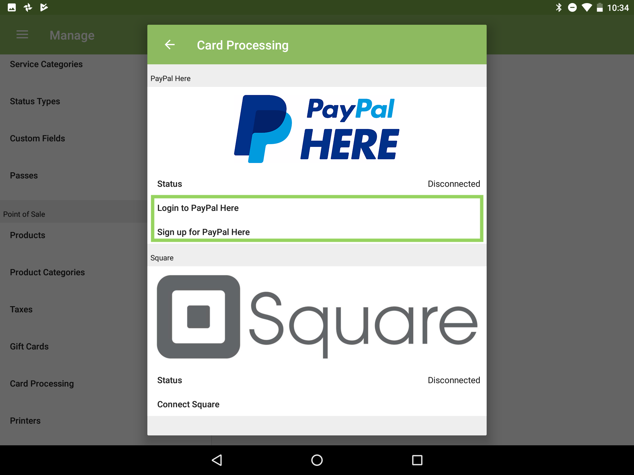 How do I connect my PayPal Here card reader? Ovatu Help Guides